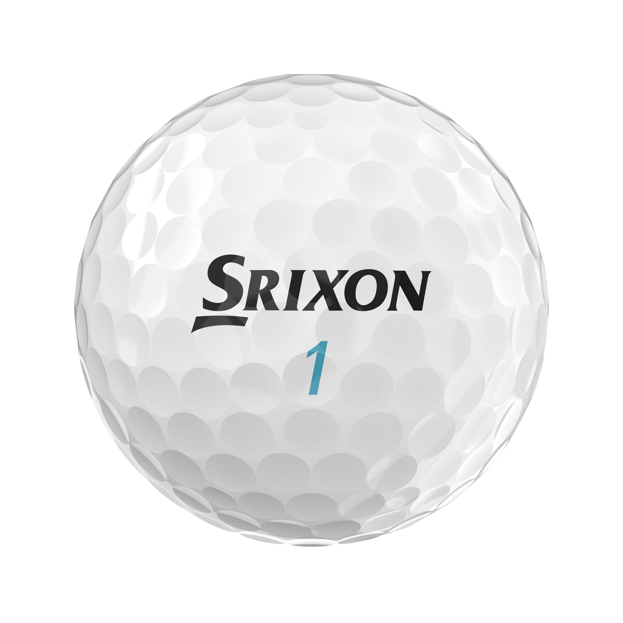 Srixon UltiSoft Golfbälle bedruckt, weiss (VPE à 12 Bälle)