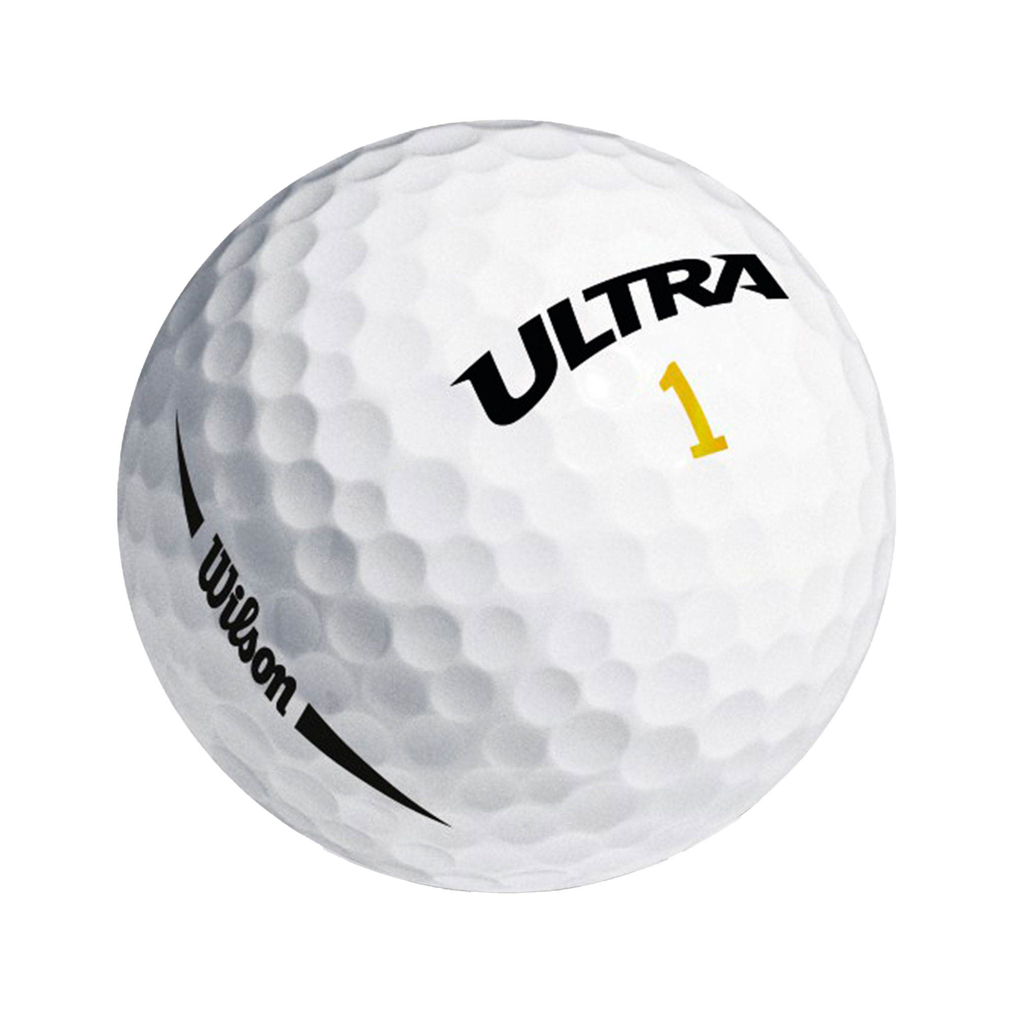 Wilson Ultra Distance Golfbälle bedruckt, weiss (VPE à 15 Bälle)