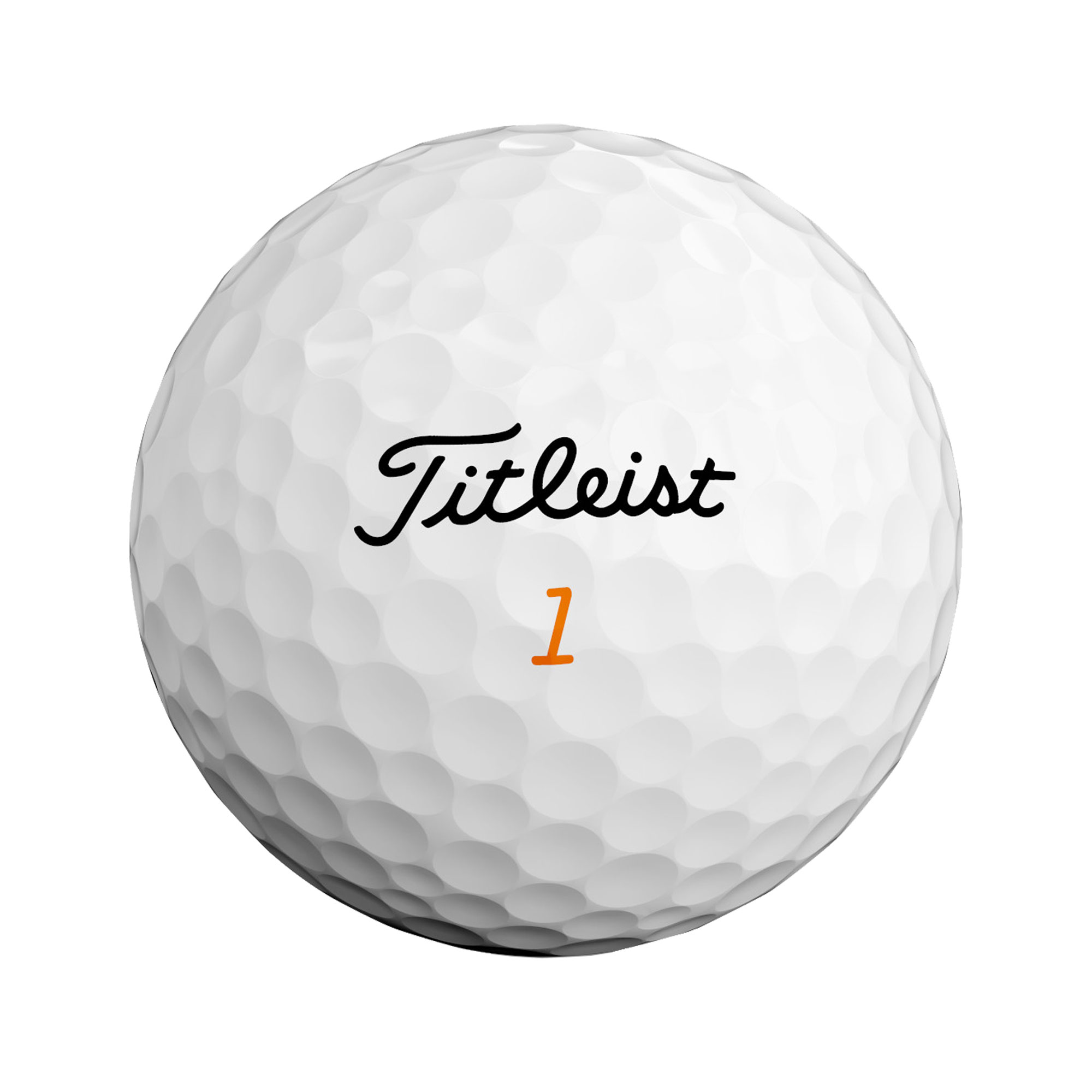 Titleist Pro V1 -High Number- Golfbälle bedruckt, weiss (VPE à 12 Bälle)