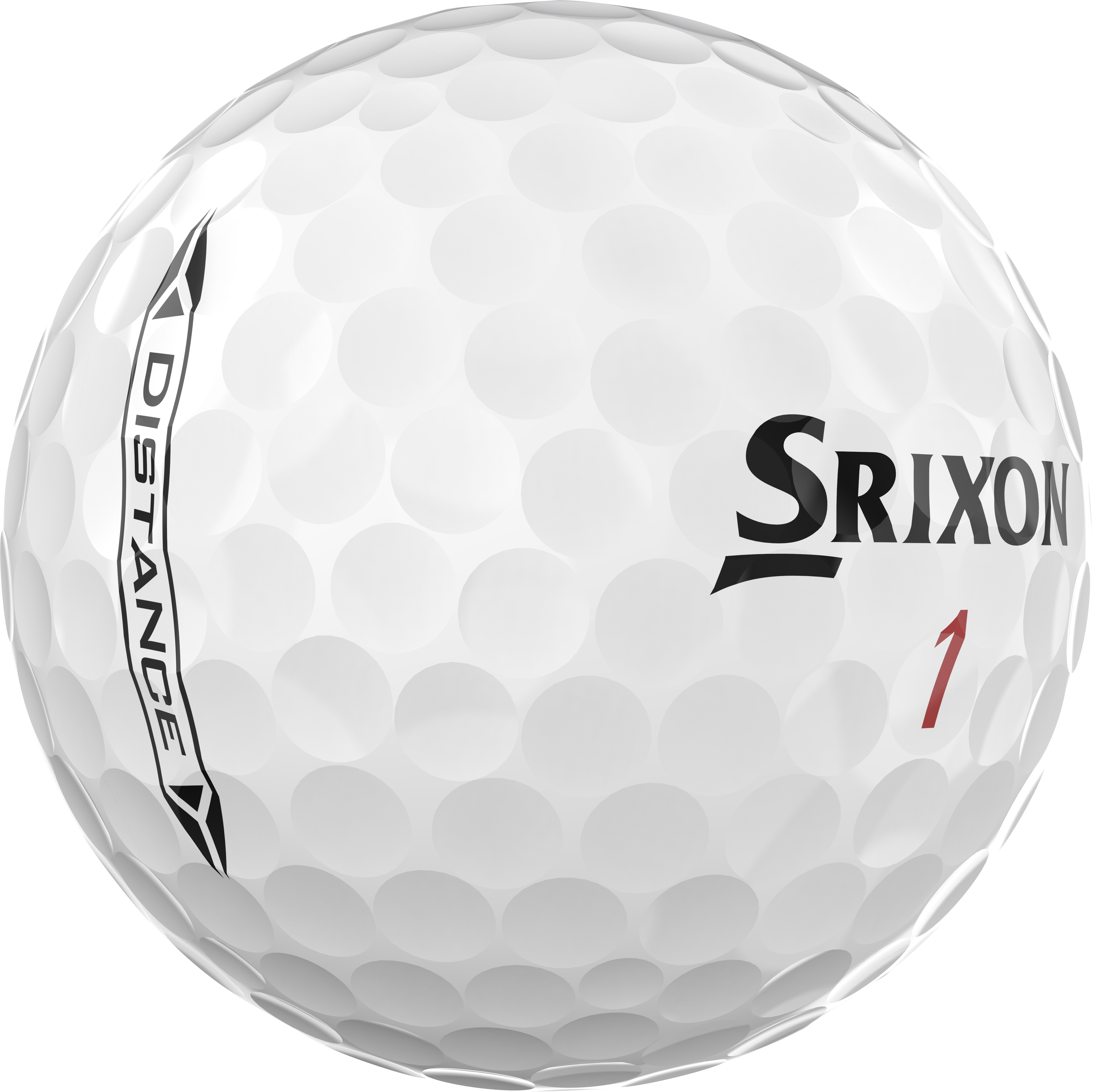 Srixon Distance Golfbälle bedruckt, weiss (VPE à 12 Bälle)