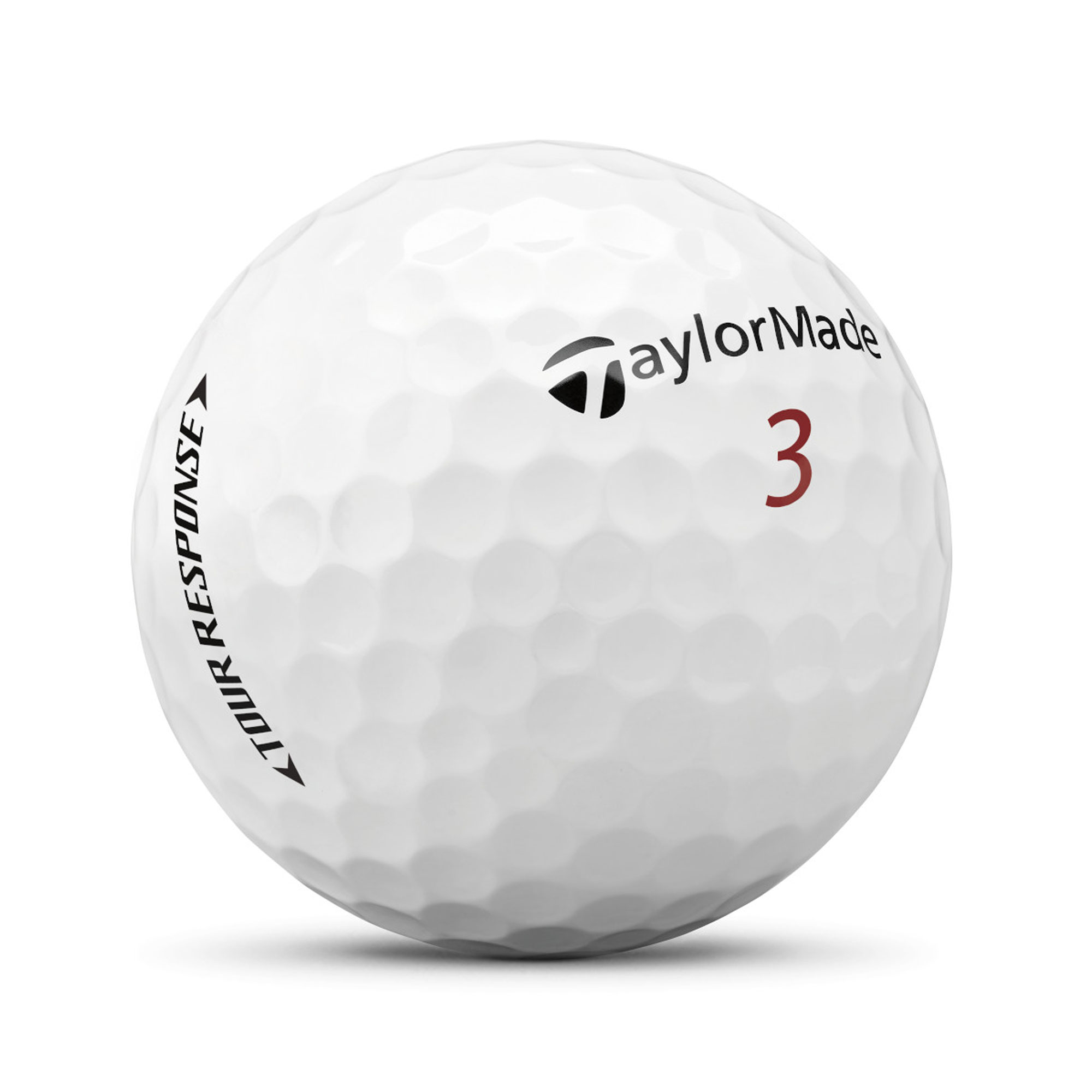 TaylorMade Tour Response Golfbälle bedruckt, weiss (VPE à 12 Bälle)