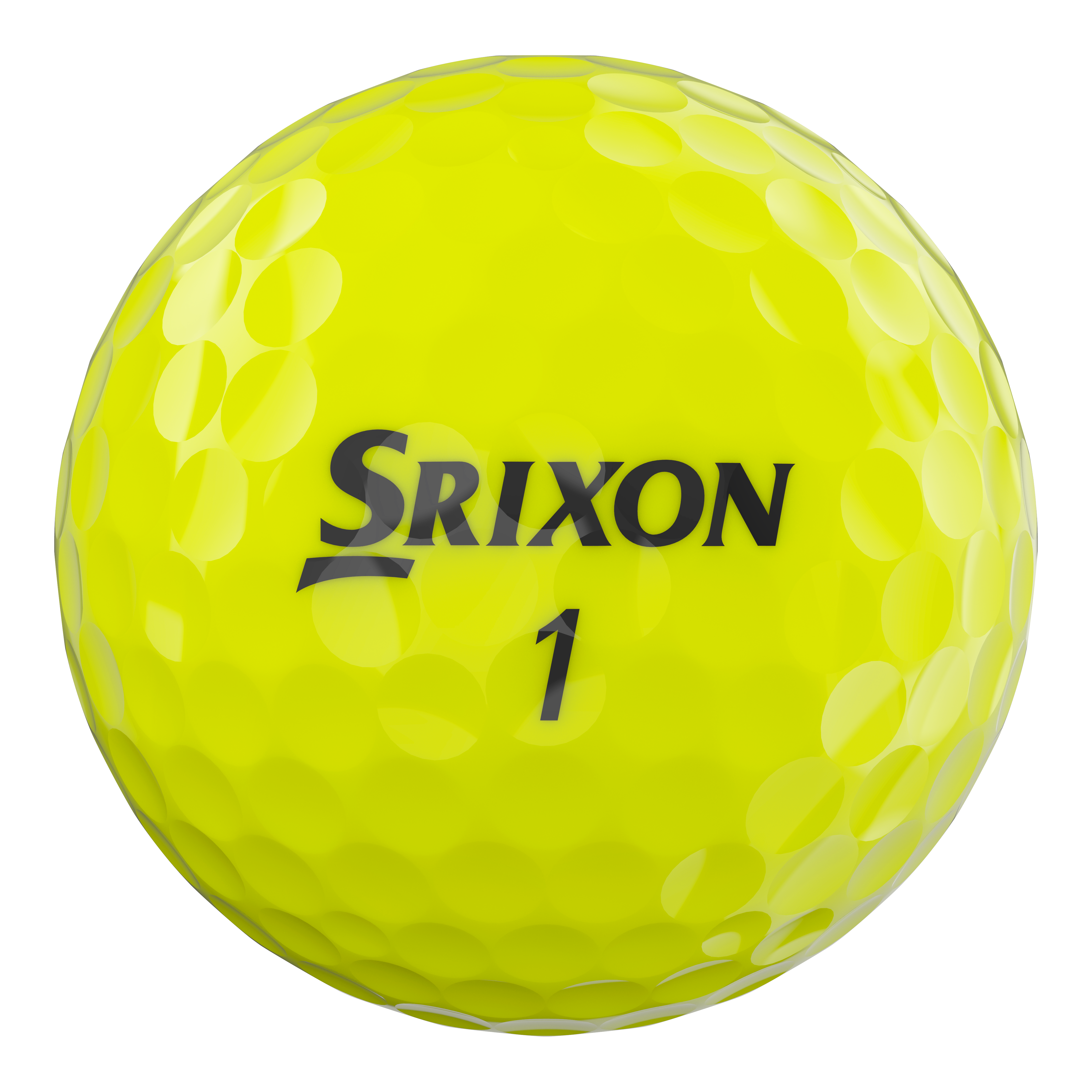 Srixon Q-Star Tour Golfbälle bedruckt, gelb (VPE à 12 Bälle)