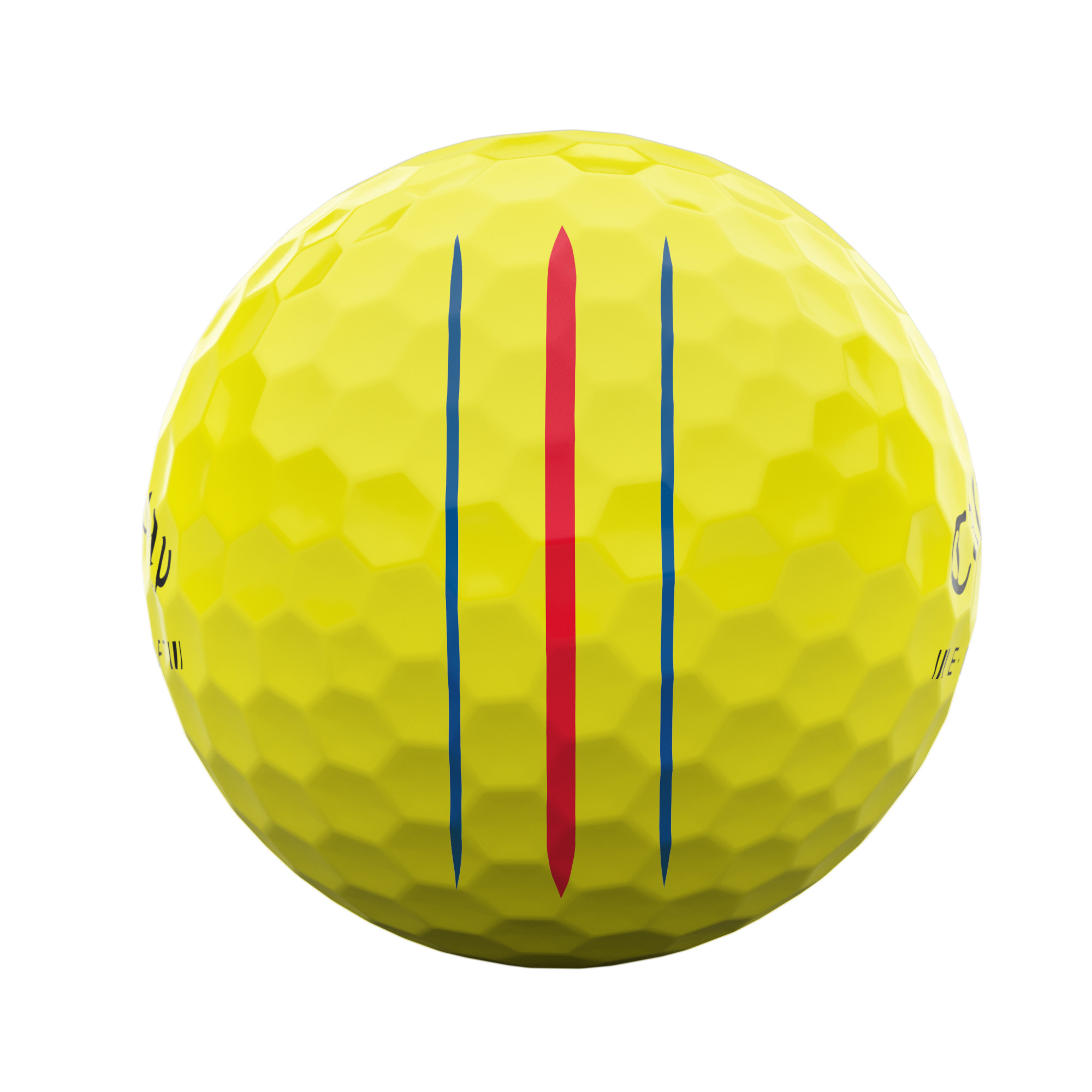 Callaway E.R.C. Soft Golfbälle bedruckt, gelb (VPE à 12 Bälle)
