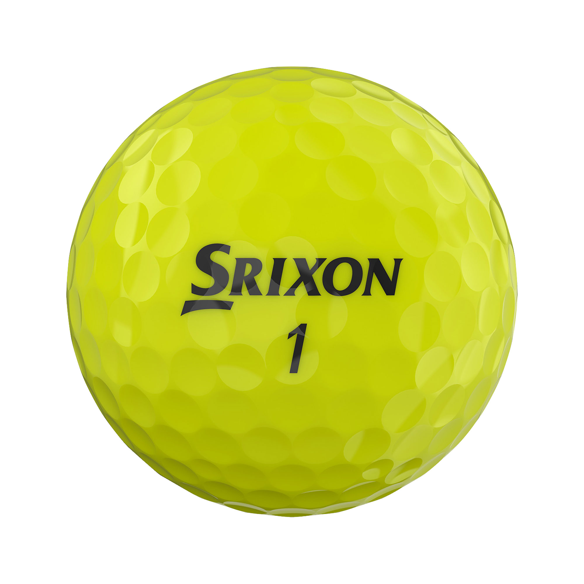 Srixon AD333 Golfbälle bedruckt, gelb (VPE à 12 Bälle)