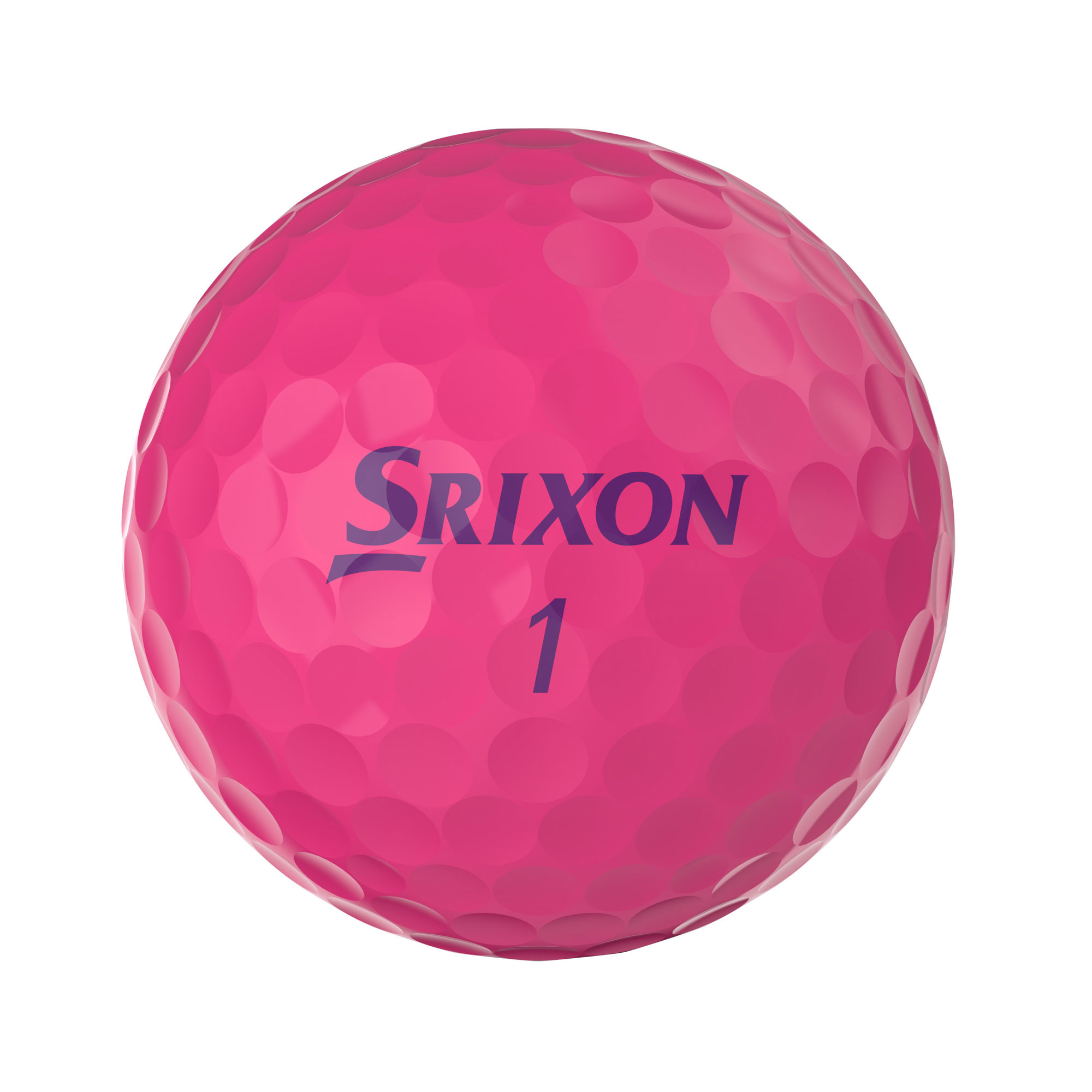Srixon Soft Feel Lady Golfbälle bedruckt, pink (VPE à 12 Bälle)