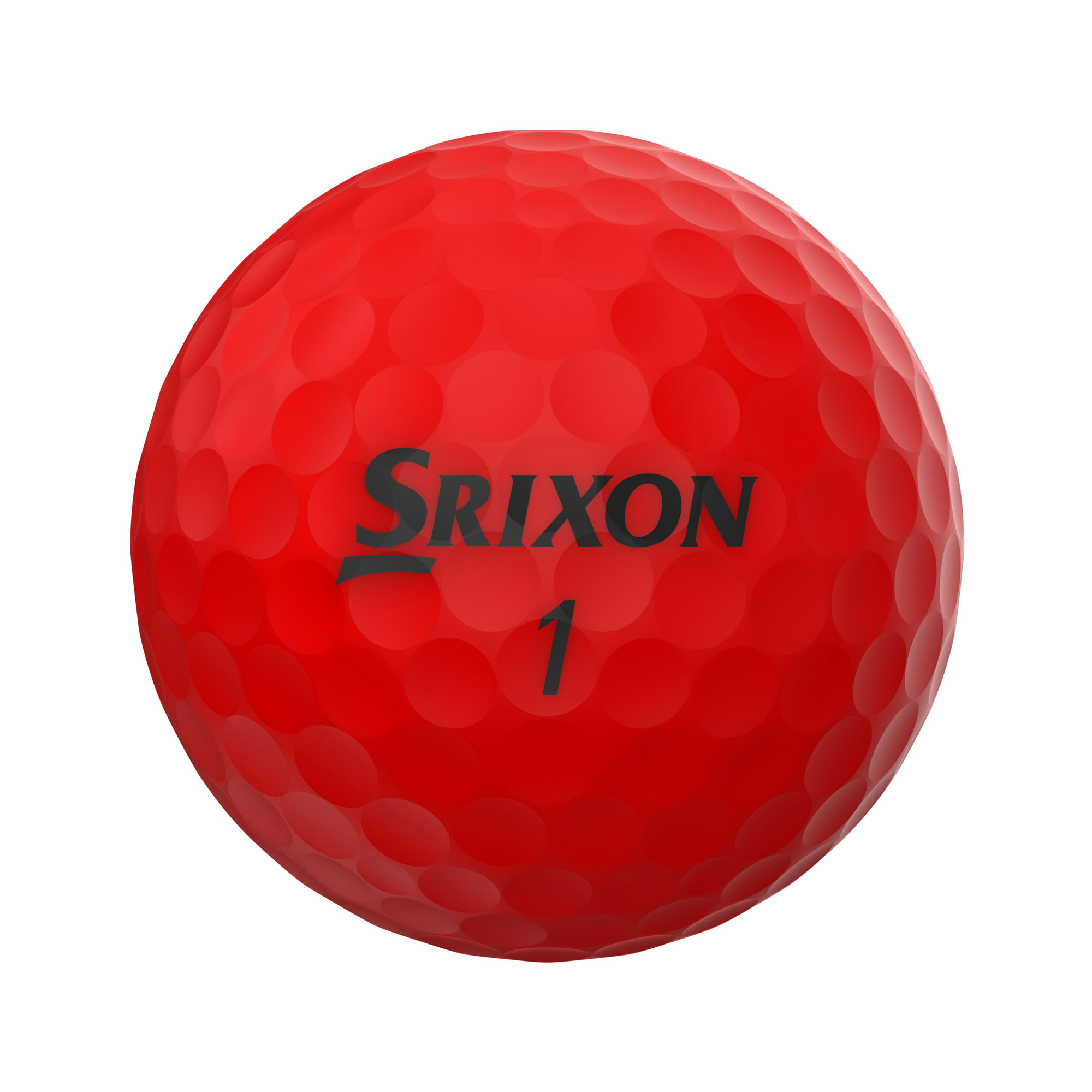 Srixon Soft Feel Golfbälle bedruckt, brite red (VPE à 12 Bälle)