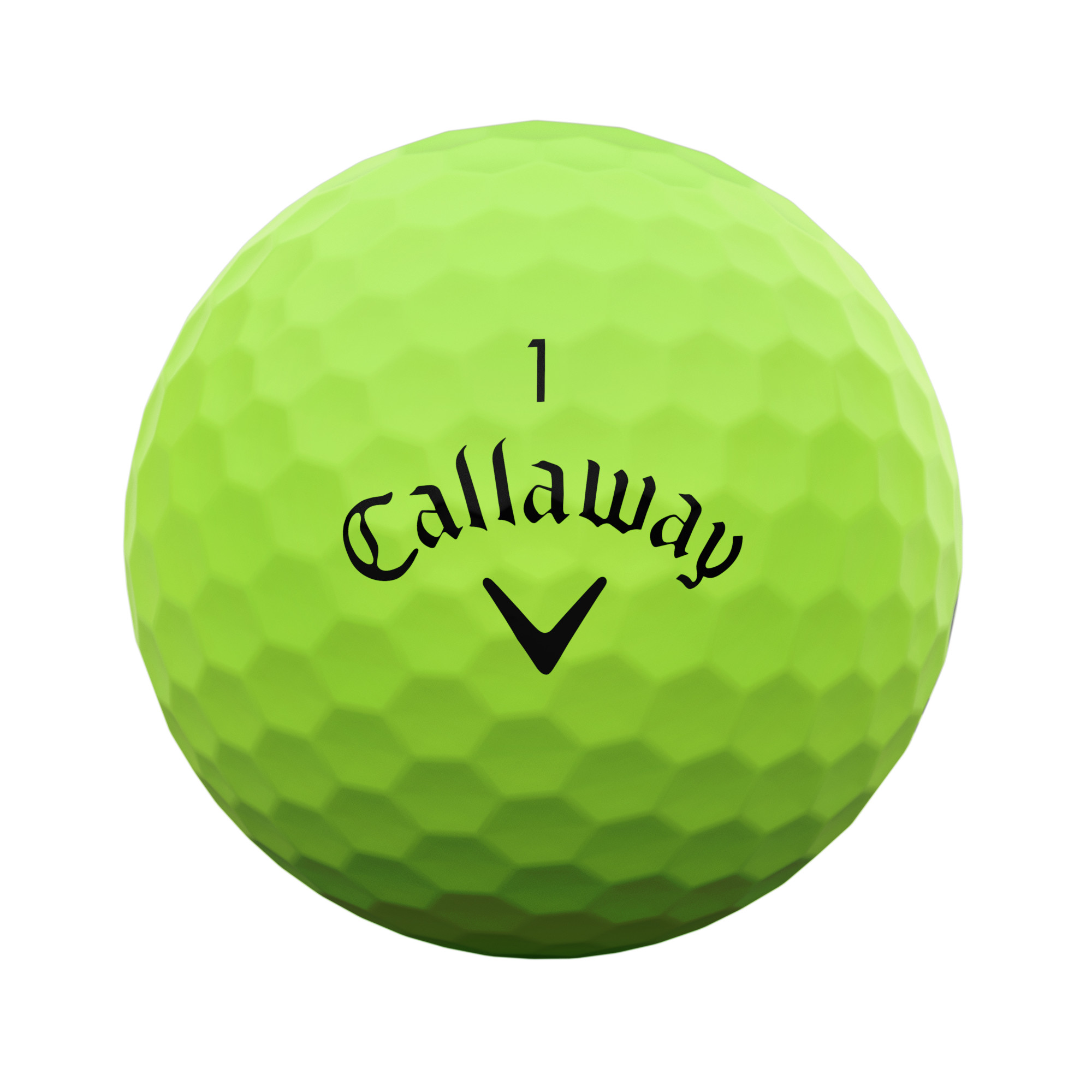 Callaway SuperSoft Golfbälle bedruckt, matt grün (VPE à 12 Bälle)