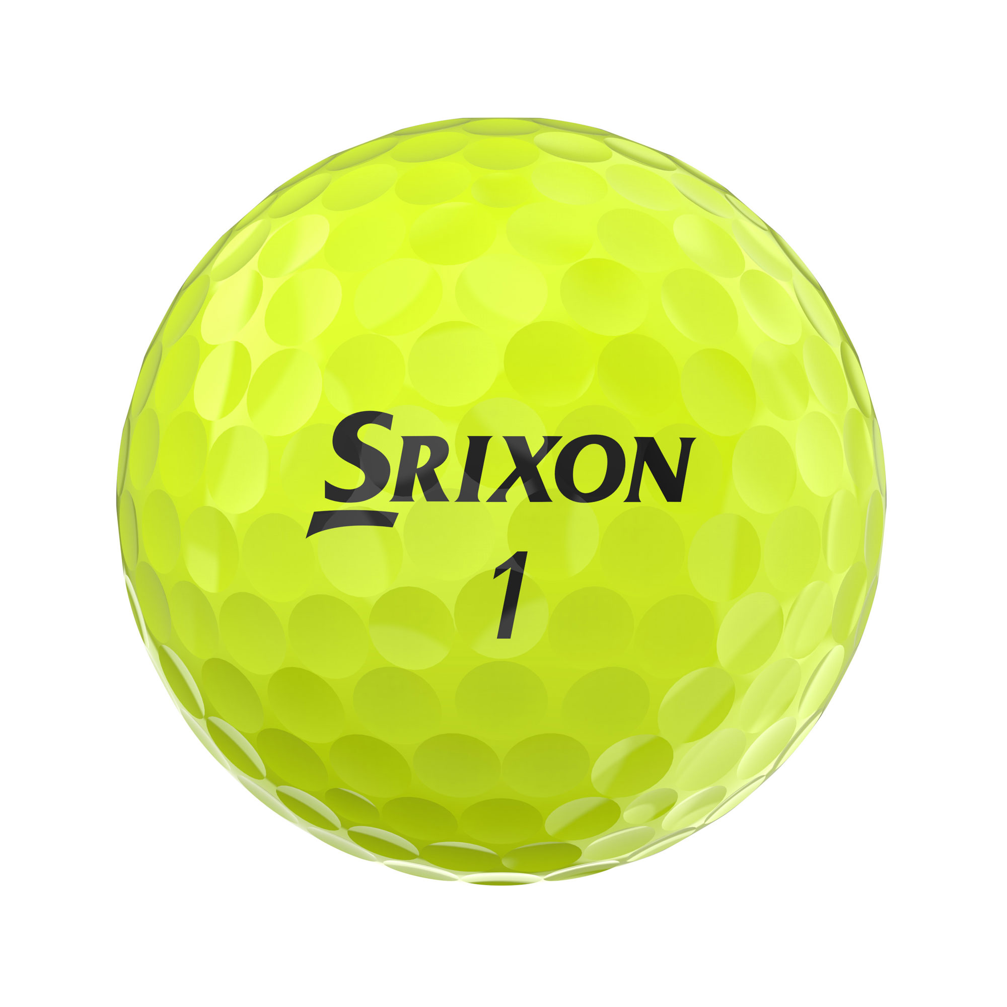 Srixon Soft Feel Golfbälle bedruckt, gelb (VPE à 12 Bälle)