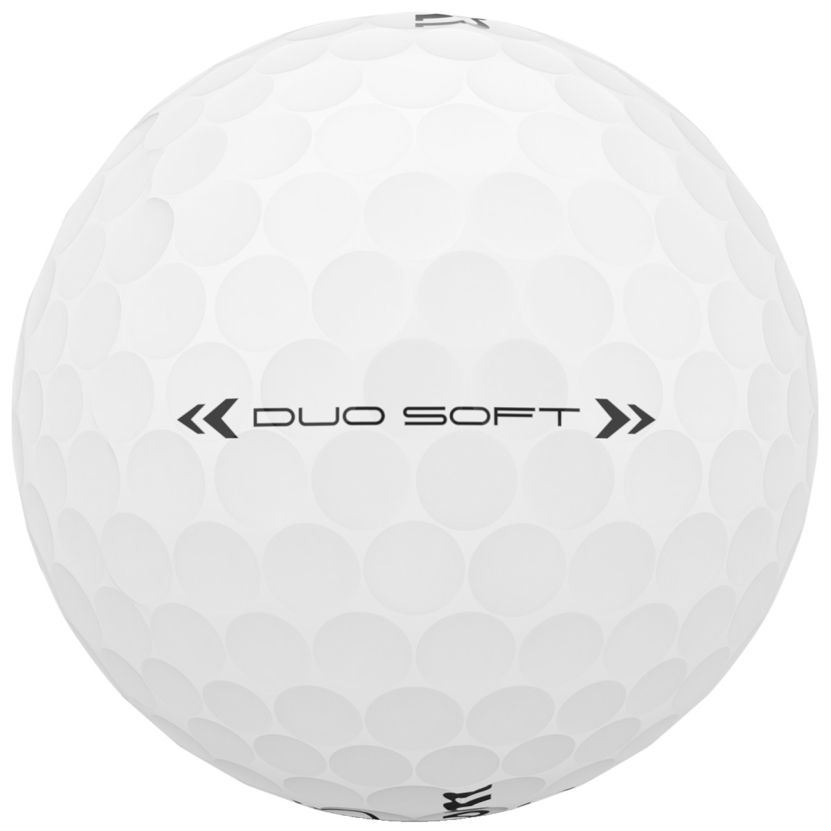 Wilson Duo Soft Golfbälle bedruckt, weiss (VPE à 12 Bälle)